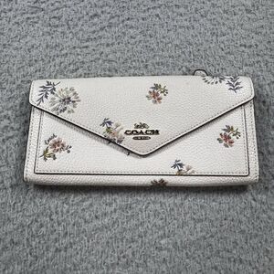 NWOT Coach Slim Envelope Wallet Wild Meadow Print